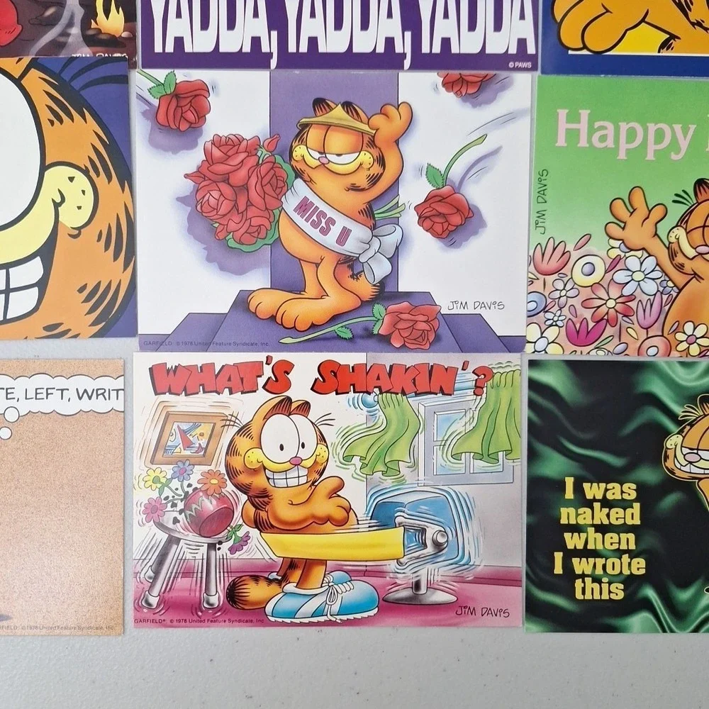RARE Vintage GARFIELD Postcards Unposted NOS 4x6, Set Of 12, NEW